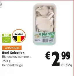 Colruyt Boni selection bio oesterzwammen aanbieding