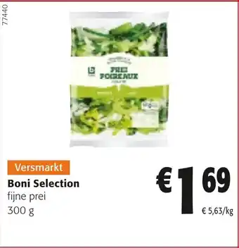 Colruyt Boni selection fijne prei aanbieding