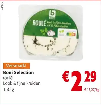 Colruyt Boni selection roulé look & fijne kruiden aanbieding