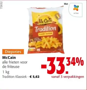 Colruyt Mccain alle frieten voor de friteuse aanbieding