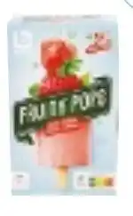 Colruyt Boni selection fruity pops aardbei sticks aanbieding