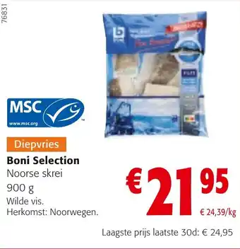 Colruyt Boni selection noorse skrei aanbieding