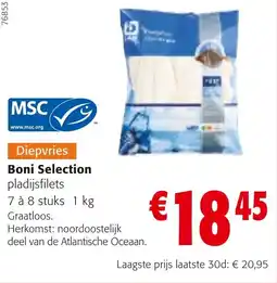 Colruyt Boni selection pladijsfilets aanbieding