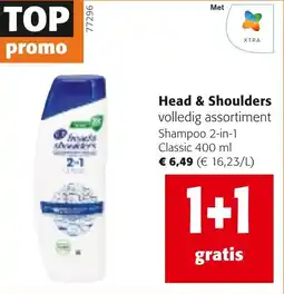 Colruyt Head & shoulders  shampoo 2-in-1 classic aanbieding