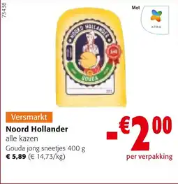 Colruyt Noord hollander Gouda jong sneetjes aanbieding