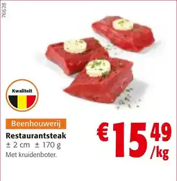 Colruyt Restaurantsteak aanbieding