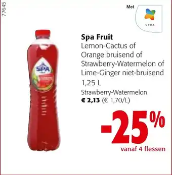 Colruyt Spa fruit strawberry watermelon aanbieding