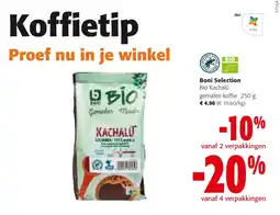 Colruyt Boni Selection Bio Kachalú gemalen koffie aanbieding