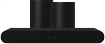 Coolblue Sonos Ray + Era 100 Noir Lot de 2 aanbieding