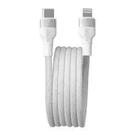 Electro Depot URBAN FACTORY USB-C naar Lightning kabel wit aanbieding