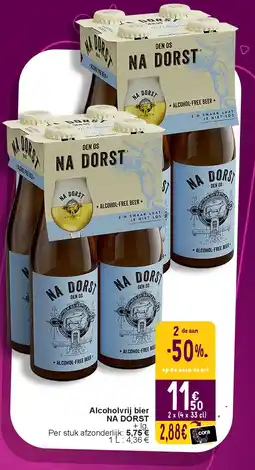 Cora Alcoholvrij bier NA DORST aanbieding