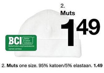 Zeeman Muts aanbieding