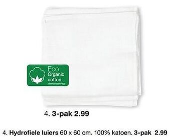 Zeeman Hydrofiele luiers aanbieding