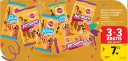 Carrefour Gamma hondensnacks Ranchos, Schmackos, Jumbone en Rodeo Pedigree aanbieding