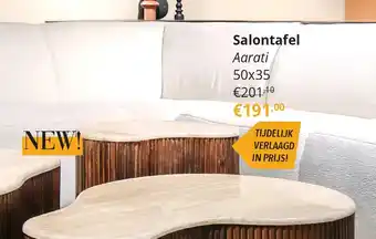 YGO Salontafel Aarati 50x35 aanbieding