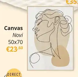 YGO Canvas Novi 50x70 aanbieding