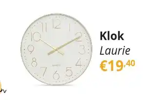 YGO Klok Laurie aanbieding