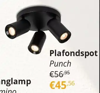 YGO Plafondspot Punch aanbieding