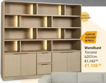 YGO Wandkast Toscana aanbieding