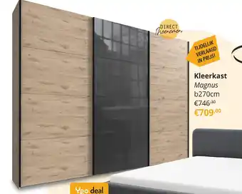 YGO Kleerkast Magnus b270cm aanbieding