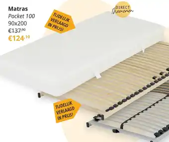 YGO Matras Pocket 100 aanbieding