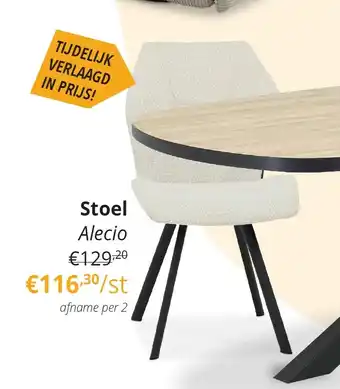 YGO Stoel Alecio aanbieding