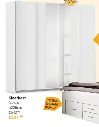 YGO Kleerkast Larsen aanbieding