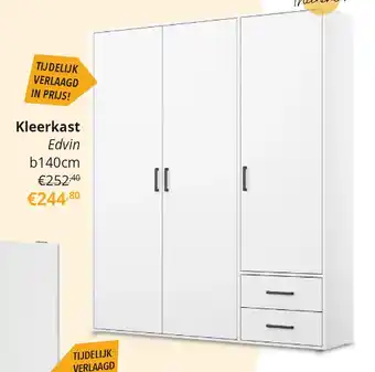 YGO Kleerkast Edvin aanbieding