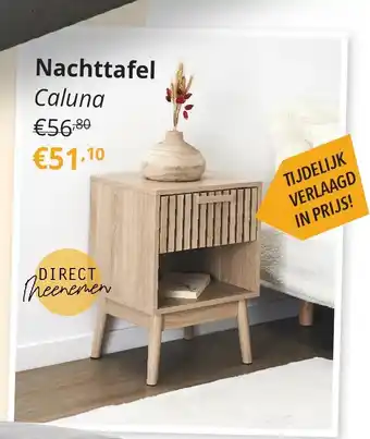 YGO Nachttafel Caluna aanbieding