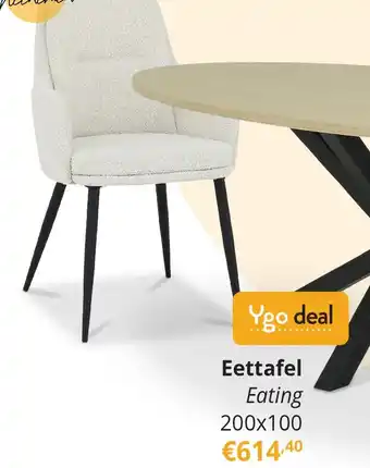 YGO Eettafel Eating aanbieding