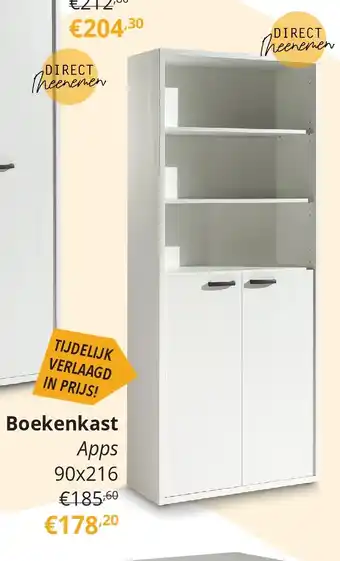 YGO Boekenkast Apps aanbieding