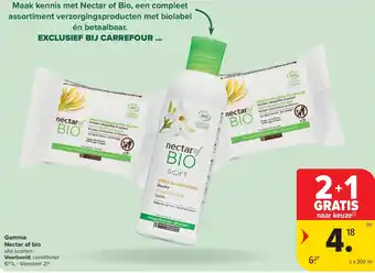 Carrefour Gamma Nectar of bio aanbieding