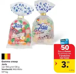 Carrefour Gamma snoep Joris aanbieding