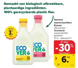 Carrefour Gamma wasverzachters Ecover aanbieding