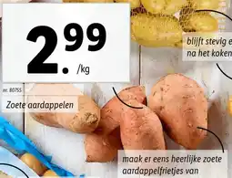 Lidl Zoete aardappelen aanbieding