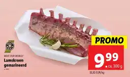 Lidl Lamskroon gemarineerd aanbieding