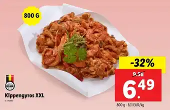 Lidl Kippengyros XXL aanbieding