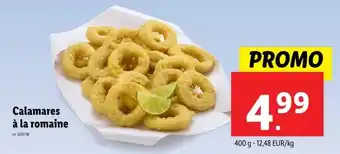 Lidl Calamares à la romaine aanbieding