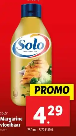 Lidl Margarine vloeibaar aanbieding