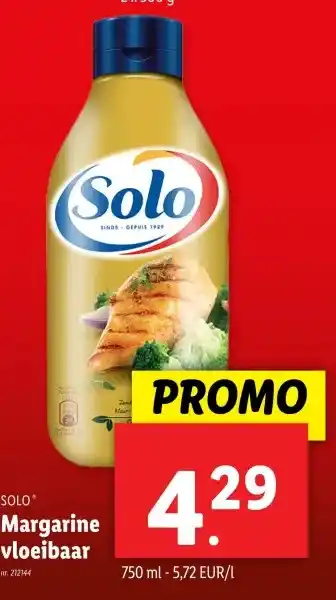 Lidl Margarine vloeibaar aanbieding