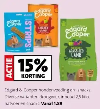 Intratuin Edgard & Cooper hondenvoeding en-snacks aanbieding