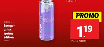 Lidl Energy- drink spring edition aanbieding