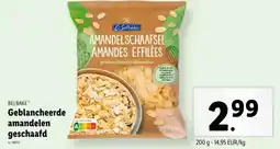 Lidl Geblancheerde amandelen geschaafd aanbieding