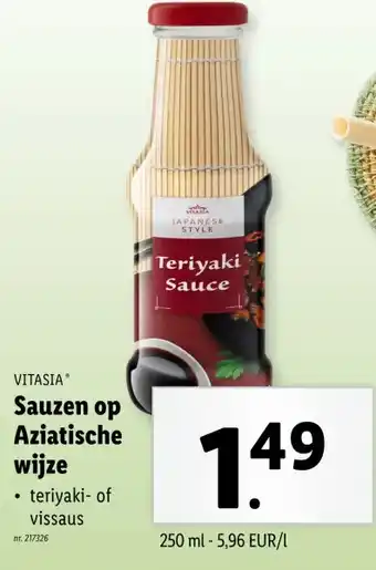 Lidl Sauzen op Aziatische wijze aanbieding