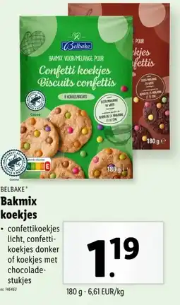 Lidl Bakmix koekjes aanbieding