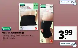 Lidl Knie-of rugbandage aanbieding