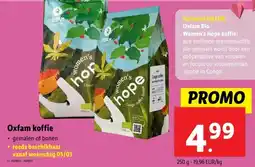 Lidl Oxfam koffie aanbieding