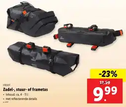 Lidl Zadel-, stuur- of frametas aanbieding