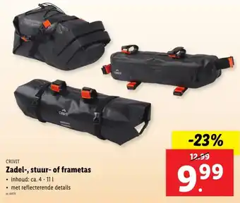 Lidl Zadel-, stuur- of frametas aanbieding