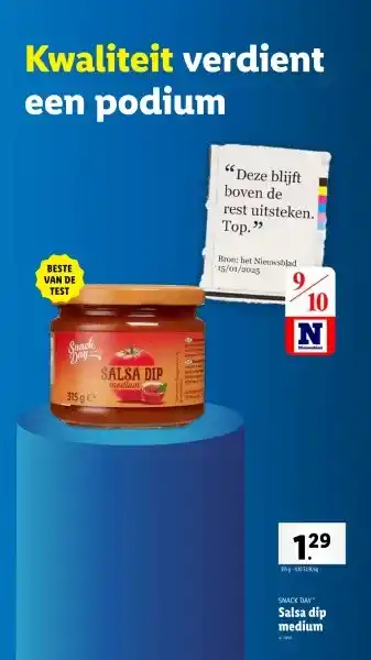 Lidl Salsa dip medium aanbieding